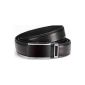 Leather belt, automatic belt, Jean belt, tightening belts, leather belt with elegant automatic buckle, width: 3,1 cm
