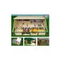 Kids Globe 610 495 - wooden cowshed with milking + cubicles for Siku 1:32 (Toys)