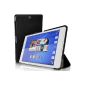 iGadgitz Black PU Leather Case Cover Smart Cover for Sony Xperia Tablet Z3 Compact SGP611 with multi-angle viewing + Auto Sleep / Wake + Screen Protector (Electronics)