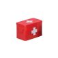 Zeller 18116 medicine box, metal, red, L 32x19,5x20 (household goods)