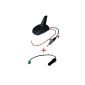 # # 9017Set2 Active Shark Fin Car Antenna Haiantenne + antenna splitter (FAKRA - DIN) for Audi, Seat, Skoda, Opel, VW, etc.
