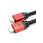 LCS - Callisto - 10M - Cable HDMI 1.4 - 2.0 - Professional - 3D - 4K Ultra HD 2160p - Full HD 1080p - Audio Return Channel (ARC) - Video Signal High performance with Ethernet - gold plated connectors (Electronics)