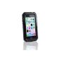 SAVFY® iPhone 5 iPhone 5s Case Splash-proof metal case Case Splash-proof protective bag Handyhülle fingerprint function possible for iPhone 5 / 5s -black (Electronics)