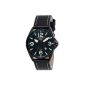Torgoen - T10105 - Men's Watch - Quartz Analog - Gray Dial - Black Leather Strap (Watch)
