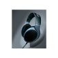 Sennheiser HD 555 Stereo Headphone black / blue (accessory)