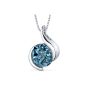 Revoni Ladies Necklace 925 sterling silver 1 blue topaz 46 cm PER-SP9488 (jewelry)