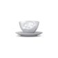 Fifty Eight T014301 coffee cup happy hard porcelain 200 ml, white (household goods)