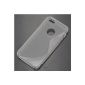 TPU Silicone Protective Case for iPhone 5 5S transparent - 21,030,303 (Electronics)