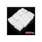 900 X Square Cotton Cellulose 6x4cm Pr Nail Art Nail (Miscellaneous)