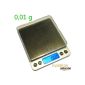 Pro Precision balance 500g Max 0.01g - Size XL - with 2 weighing pans (Electronics)