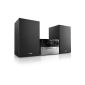 Philips MCM2300 / 12 Micro USB MP3 CD with Bass Reflex system and lacquered finish 15W Black (Electronics)