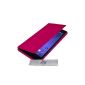 Case Cover Fuchsia ExtraSlim Sony Xperia T3 + PEN and 3 MOVIES