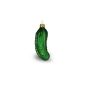 Original Christmas cucumber - Christmas Pickle, 10 cm, mouth-blown and hand painted, made in germany
