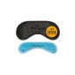 Silk sleep mask with cooling pad / Cool Pack, Black (Kitchen)