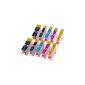 10 Ink Cartridges (with chip), compatible with Canon CLI-8 - PGI-5 Canon Pixma - Series: IP 3300 IP 3500 IP 4200 IP 4200 IP 4300 IP 4500 IP X 4500 X IP 5200 IP 5200 IP 5300 R IX 4000 IX 4000 IX R 5000 MP 500 MP 510 MP 520 MP 520 MP 530 MP 600 X 600 R MP MP 610 MP 800 MP 800 MP 810 MP 830 R MP 950 MP 960 MP 970 MX 700 MX 850 (office supplies & stationery)
