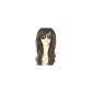 MelodySusie® new women long full wig long black curly / wavy hair wig fashion fp718 MelodySusie + wig cap + MelodySusie wig comb (Health and Beauty)