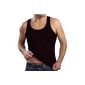 HERMKO 3000 Set of 4 Classic Tank Man, Muscle Tank Top Undershirt 100% cotton EU fine side (smooth) (Clothing)