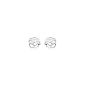 Sterling silver small flower stud earrings for girls - Sy007e1 (jewelry)