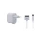 Belkin AC adapter USB DUO for rechargeable via USB devices, iPod / iPhone (incl. Charging cable and mini USB cable) (optional)