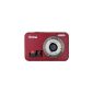 Rollei Compactline 52 Digital Camera (5 megapixel, 8x digital zoom, 6.1 cm (2.4 inch) color TFT-LCD) Red (Electronics)