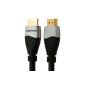 Ivuna Advanced High Speed ​​HDMI cable 15m (15 feet) with Ethernet (Latest version 2.0 / 1.4a, 21 Gbps) 1080p 4k2k ARC UHD Full HD LCD GOLD plasma and LED TVs and also supports 3D for XBOX ONE Sony PS4 Sky HD DVD Blu-ray Nintendo Wii U (Accessories)