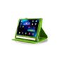 IVSO Slim Leather Folio Case Folio Case Cover for Lenovo YOGA Tablet 2 (8.0 inch FHD IPS) Tablet PC (For Lenovo YOGA Tablet 2 8.0 inch, BookStyle Green) (Electronics)