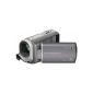 Sony DCR-SX50E SD Camcorder (Memory Stick, 60x optical zoom, 16GB internal memory, 6.9 cm (2.7 inch) display, image stabilization, touchscreen) Silver (Electronics)