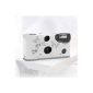 Disposable Cameras / disposable photos in white with silver butterflies - Content per pack: 10 wedding cameras (Office supplies & stationery)
