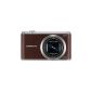 Samsung WB350F Smart Digital Camera (16 Megapixel, 21-fach opt. Zoom, 7.6 cm (3 inches) touch screen) brown (Electronics)