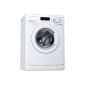 Bauknecht WA 744 Front Loader Washer BW / A +++ B / 1400 rpm / 7 kg / White / display / Big window / full water protection / built-under (Misc.)