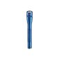 Mag-Lite Mini Maglite 2AA high power LED flashlight, 77 lumens, 17 cm blue incl. 2 AA batteries and nylon holster, SP2211H (tool)