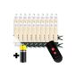Homelux CDL20-1B LED light string inside 20 candles remote wireless included. AA batteries (household goods)