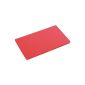 Kesper 30143 HACCP plastic cutting board Gastronorm 1/2, 32,5 x 26,5 x 1,5 cm, red (household goods)
