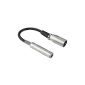 Hama Audio Adapter XLR connector - 6.3mm Jack Socket Mono (Accessories)