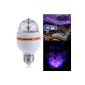 VKtech® New Version E27 Disco Ball Disco Lamp RGB Rotary yellow