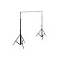 RPGT® 2 x 2.8 m Photo Studio Set Background System photo studio 2 tripods background incl. Bag with separate inserts (Electronics)