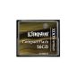 Kingston CF / 16GB-U3 CompactFlash Ultimate 600x Card - 16GB (Personal Computers)