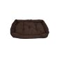 Pet bed dog bed cat bed pet cushion Slim XL Brown (Misc.)