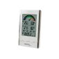 Technoline Temperature Station WS 9480, white-chrome, 2-piece consisting of station and sensor (garden products)