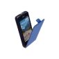 yayago Premium Flip-New-Style Leather Case Leather Bag in Blue -Ultra flat for Huawei Ascend Y530 (Electronics)