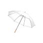 Large umbrella - golf umbrella / umbrella XXL 1.27 m diameter - white (Sports Apparel)