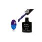 Bluesky Shellac UV LED gel nail polish 10ml resolvable color change to Purple Glitter Blue Full Shimmer, 1er Pack (1 x 10 ml) (Health and Beauty)