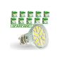 LumenStar® pack of 10 LED GU10 lamp 4.5W | 330lm | 3000K (warm white) | 120 ° viewing angle | [comparable to 35W] - Bolzano