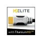 HDElite HDMI cable 1.4 meter 1M + 1080p 3D Ready Super // // // 4Kx2K Ethernet Channel // Dolby TrueHD DTS // Connectors Flex Grip high precision // // 2 year warranty Optimized specifically for home theater equipment upscale.  (Electronic devices)
