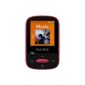 SanDisk SDMX24-008G-G46P Clip Sport 8GB MP3 Player Pink (Electronics)