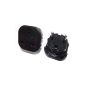 2 rooms in the UK European 2-pin EU France Germany Spain Travel Adapter Greece and black plug converter * CE marking (Electronics)
