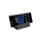 kwmobile® docking station with intelligent magnetic charging port in Black for Sony Xperia Z1 Compact (Wireless Phone Accessory)