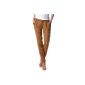 Promod linen trousers for ladies coffee brown 42 (textiles)