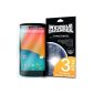 [HD CLARITY] Invisible Defender - Nexus 5 Screen Protector Premium HD Crystal Clear Film with [3 PACK / Lifetime Replacement Warranty] High Definition Clarity film The World's Best Selling Premium EXTREME CLEAR Screen Protector for Google Nexus 5 (Electronics)