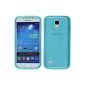 Silicone Case for Samsung Galaxy S4 Mini - brushed blue - Cover PhoneNatic ​​Cubierta (Electronics)